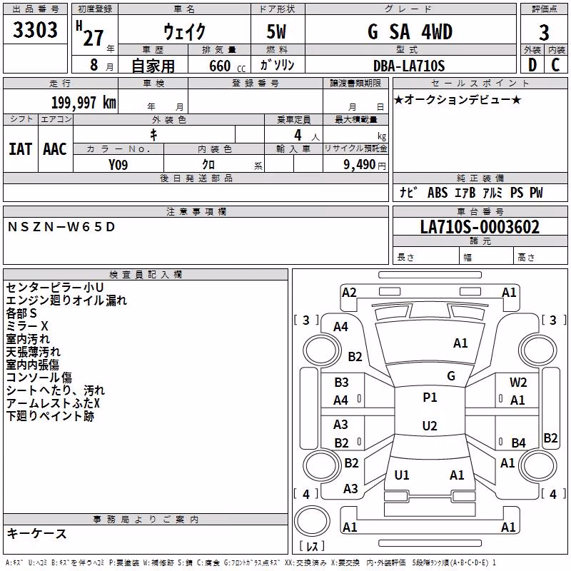 DAIHATSU WAKE