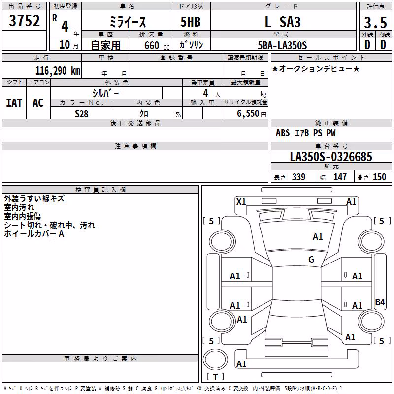 DAIHATSU MIRA E:S