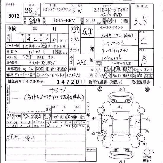 SUBARU LEGACY