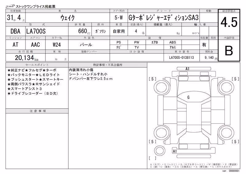 DAIHATSU WAKE