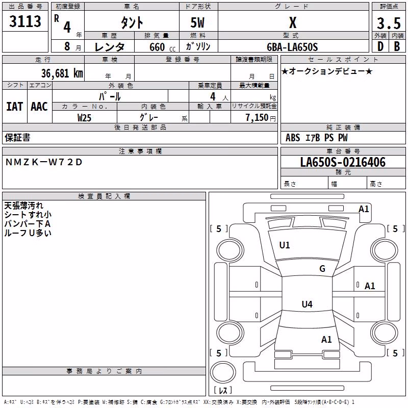 DAIHATSU TANTO