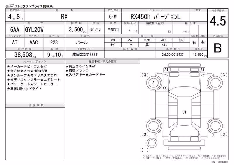 LEXUS RX450H
