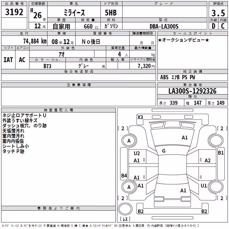 DAIHATSU MIRA E:S