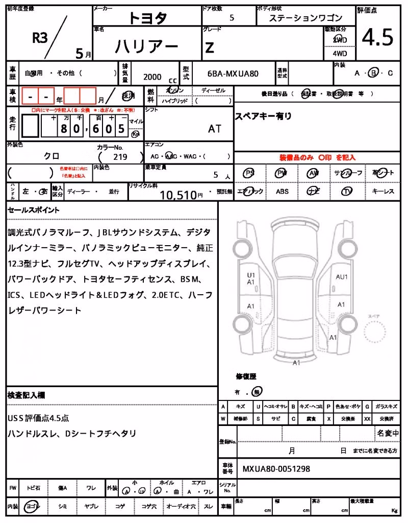 TOYOTA HARRIER