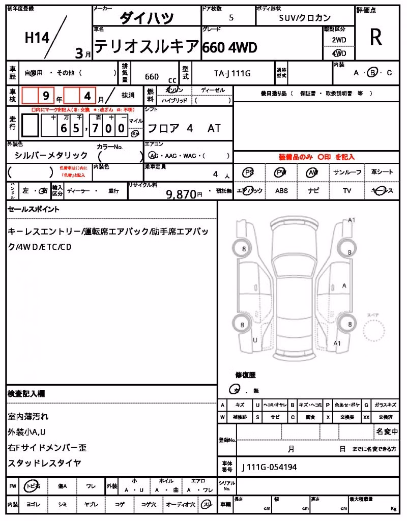 DAIHATSU TERIOS LUCIA