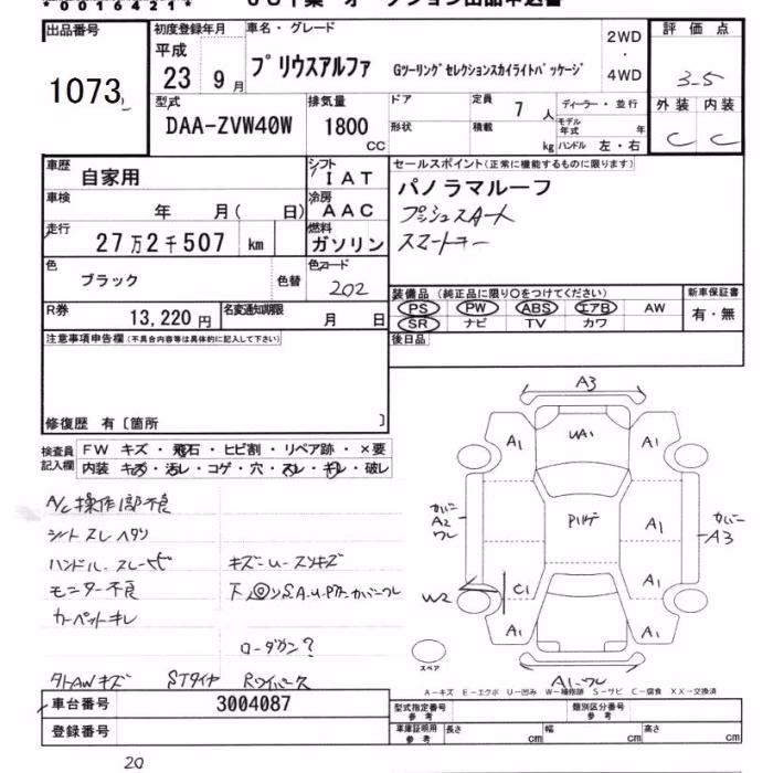 TOYOTA PRIUS ALPHA