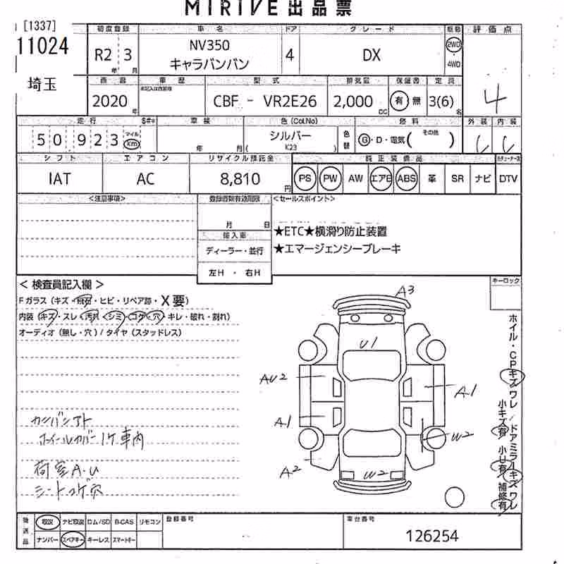 NISSAN NV350 CARAVAN