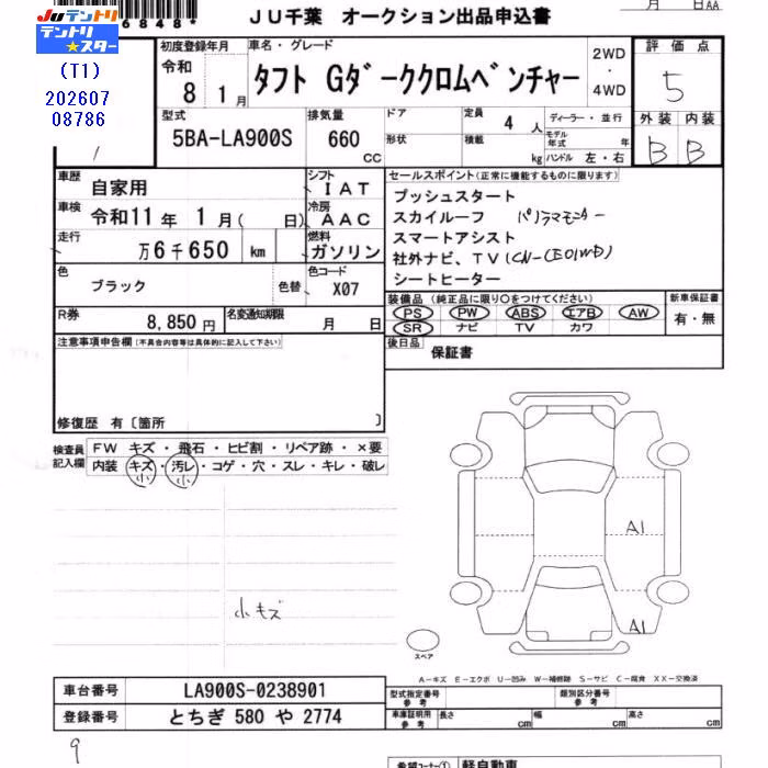 DAIHATSU TAFT