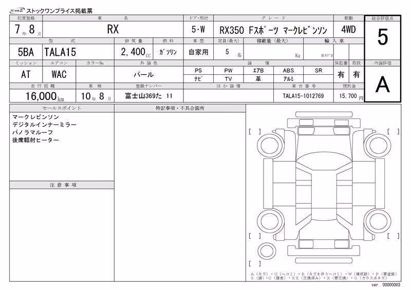 LEXUS RX350