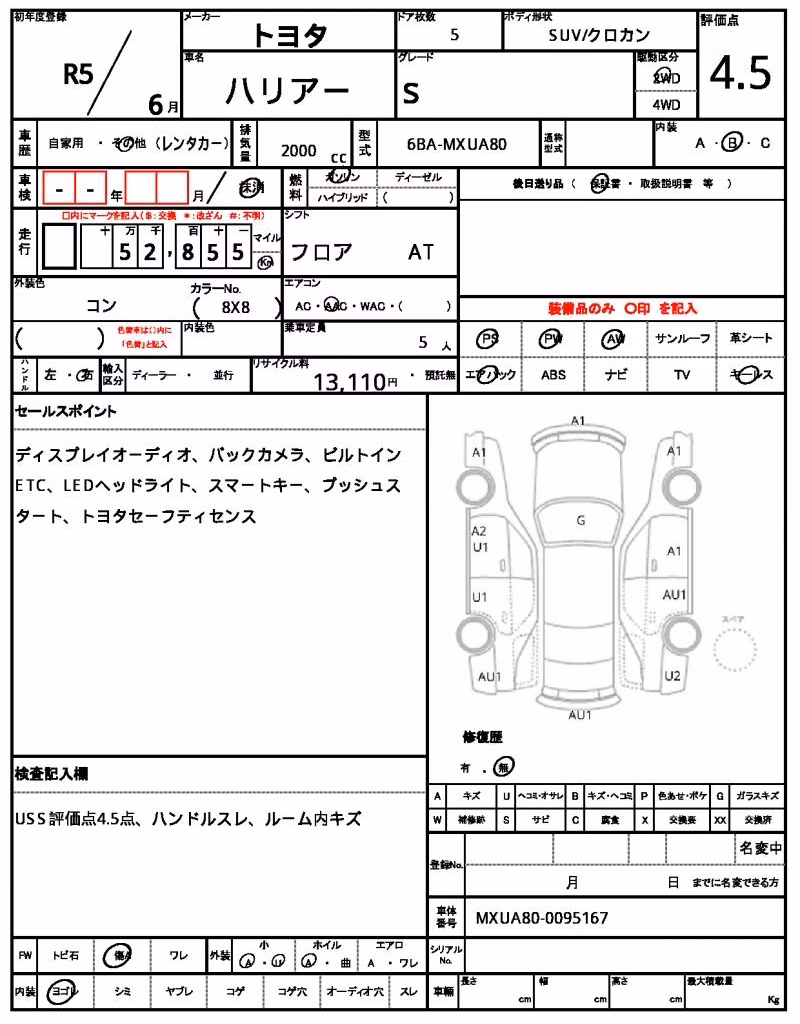 TOYOTA HARRIER