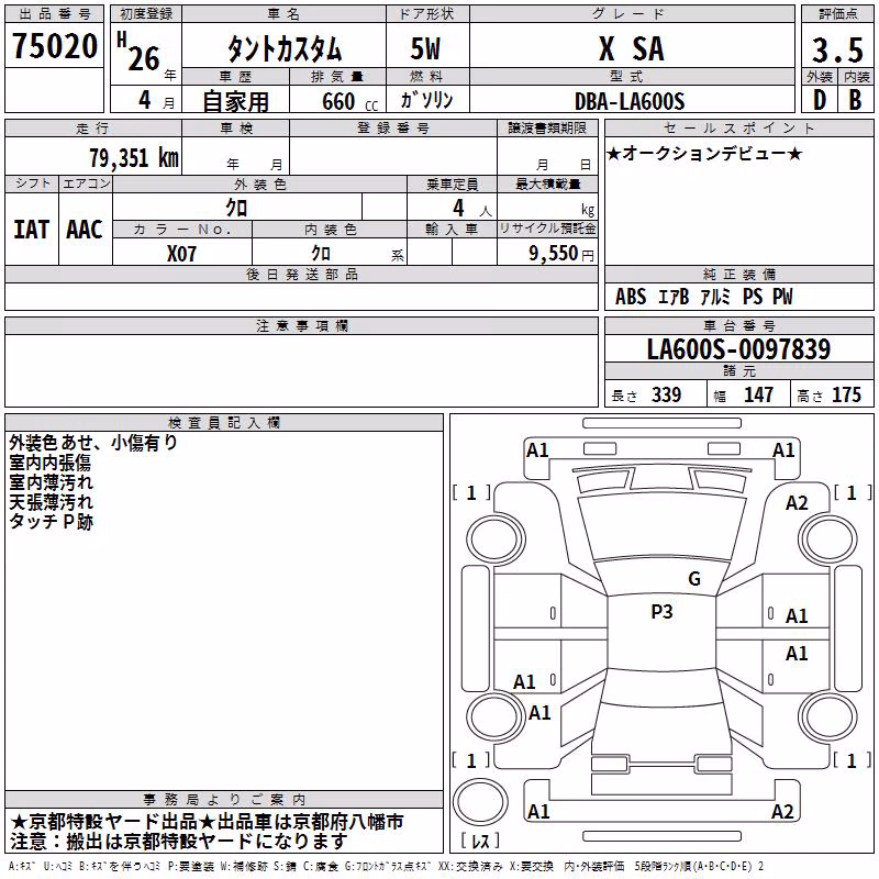 DAIHATSU TANTO