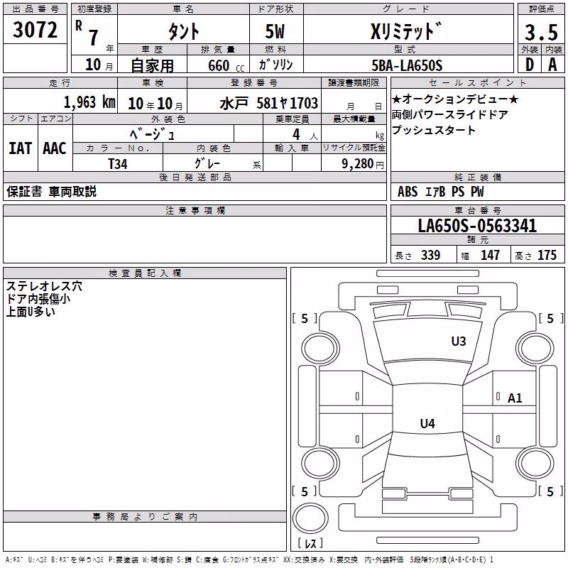DAIHATSU TANTO