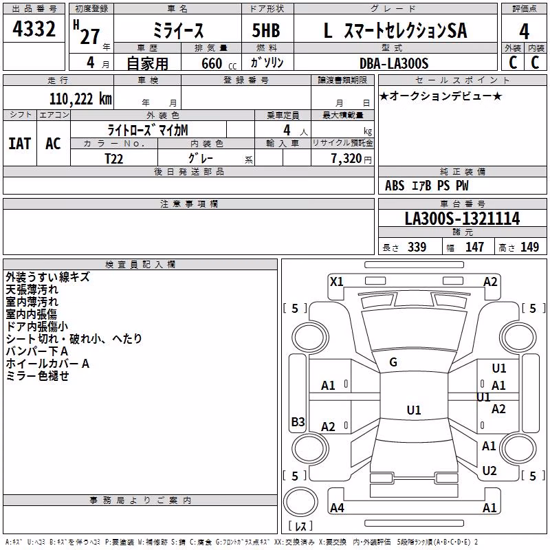 DAIHATSU MIRA E:S