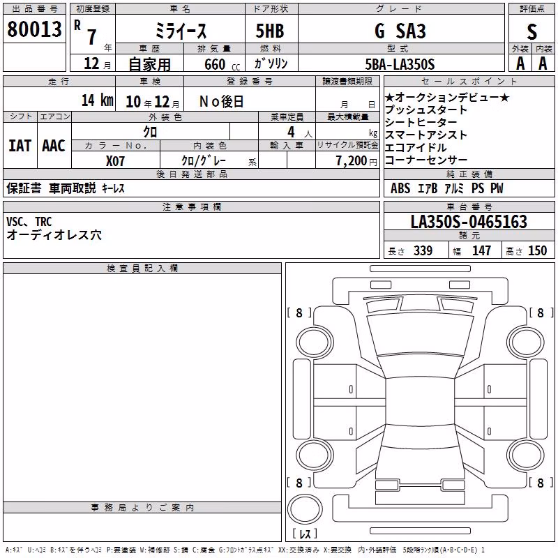DAIHATSU MIRA E:S