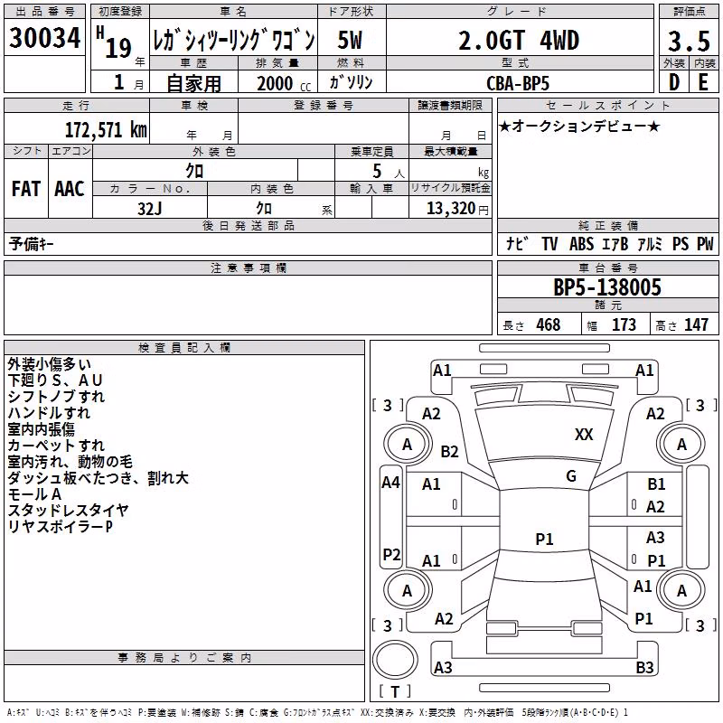 SUBARU LEGACY