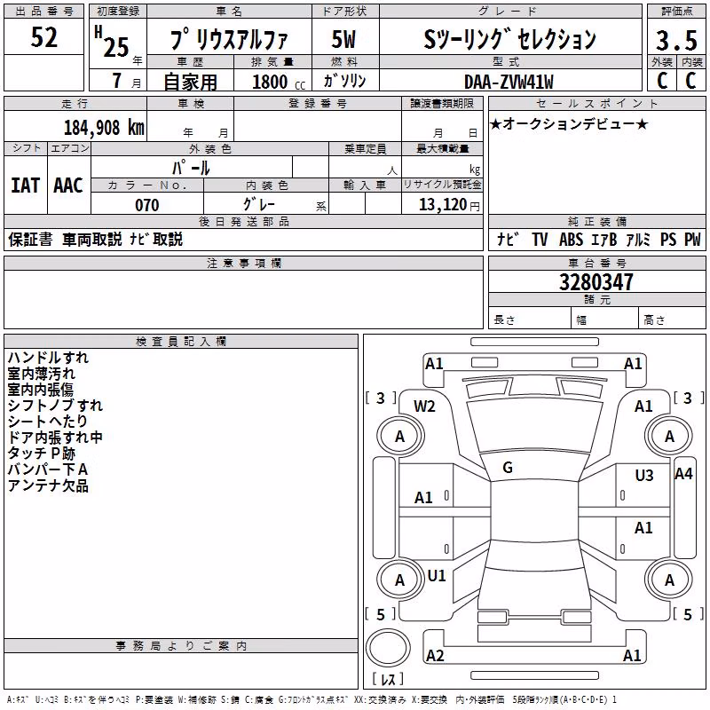 TOYOTA PRIUS ALPHA