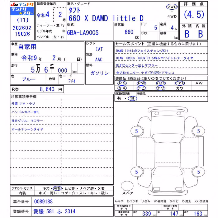 DAIHATSU TAFT