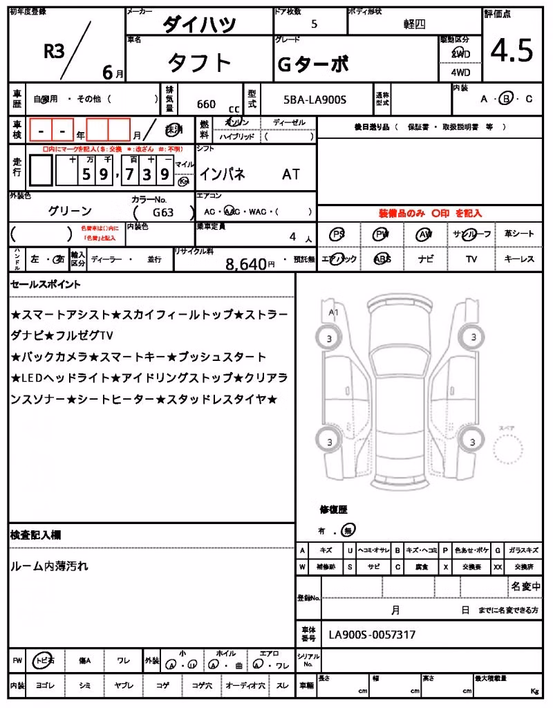 DAIHATSU TAFT