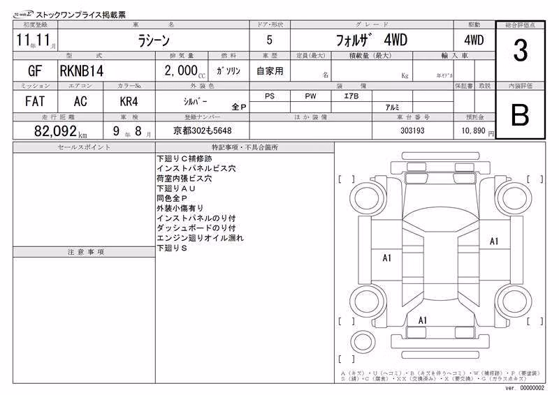 NISSAN RASHEEN
