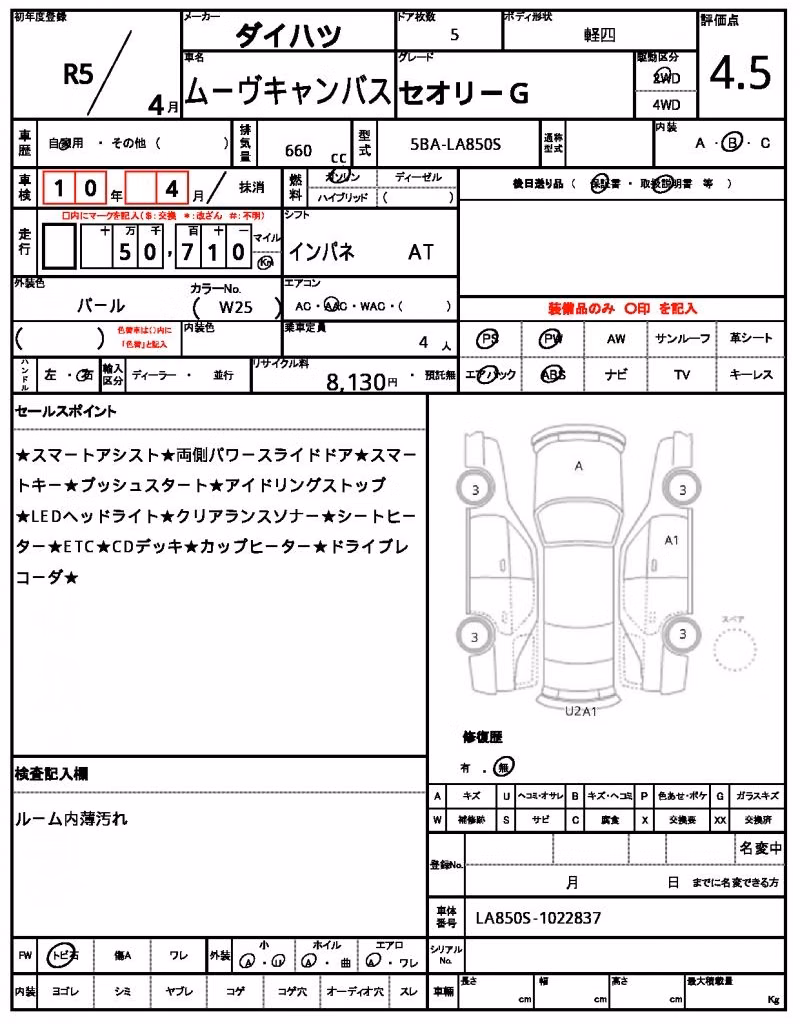DAIHATSU MOVE CANBUS