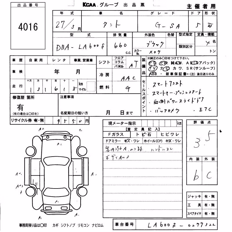 DAIHATSU TANTO