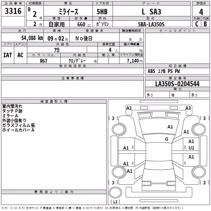 DAIHATSU MIRA E:S