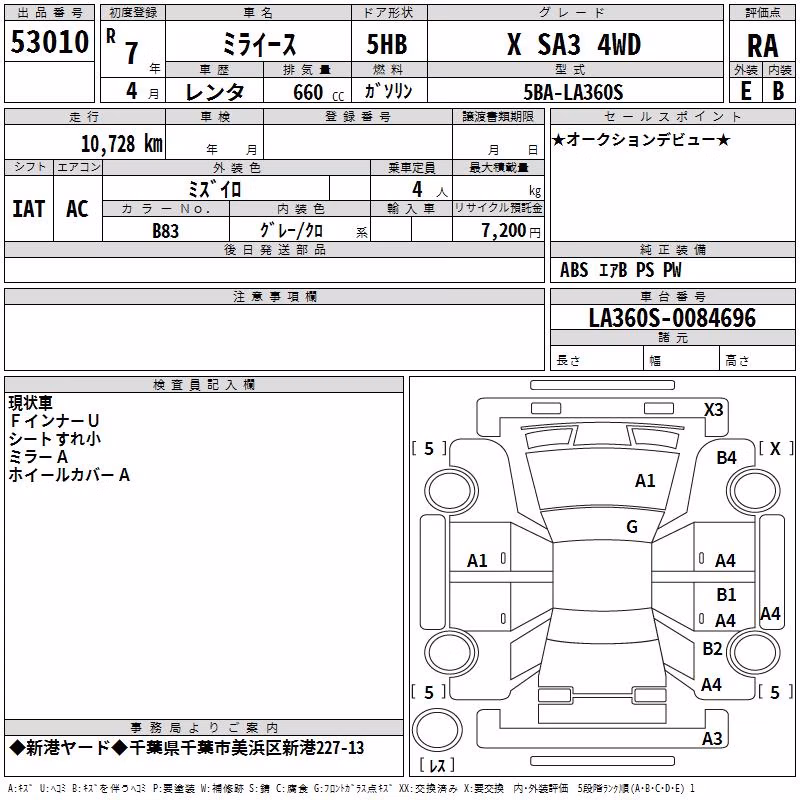 DAIHATSU MIRA E:S