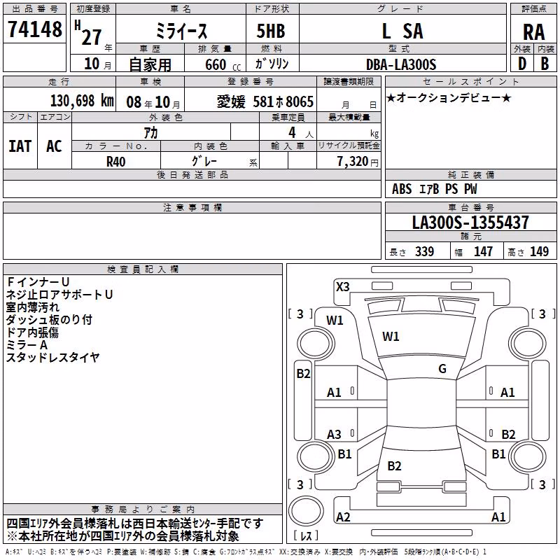 DAIHATSU MIRA E:S
