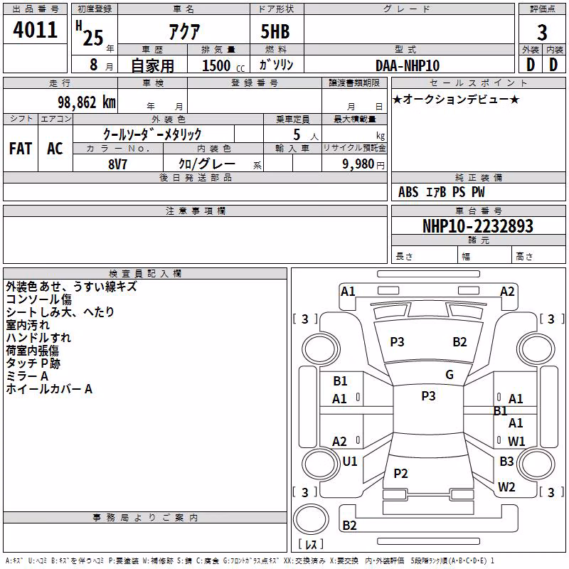 TOYOTA AQUA