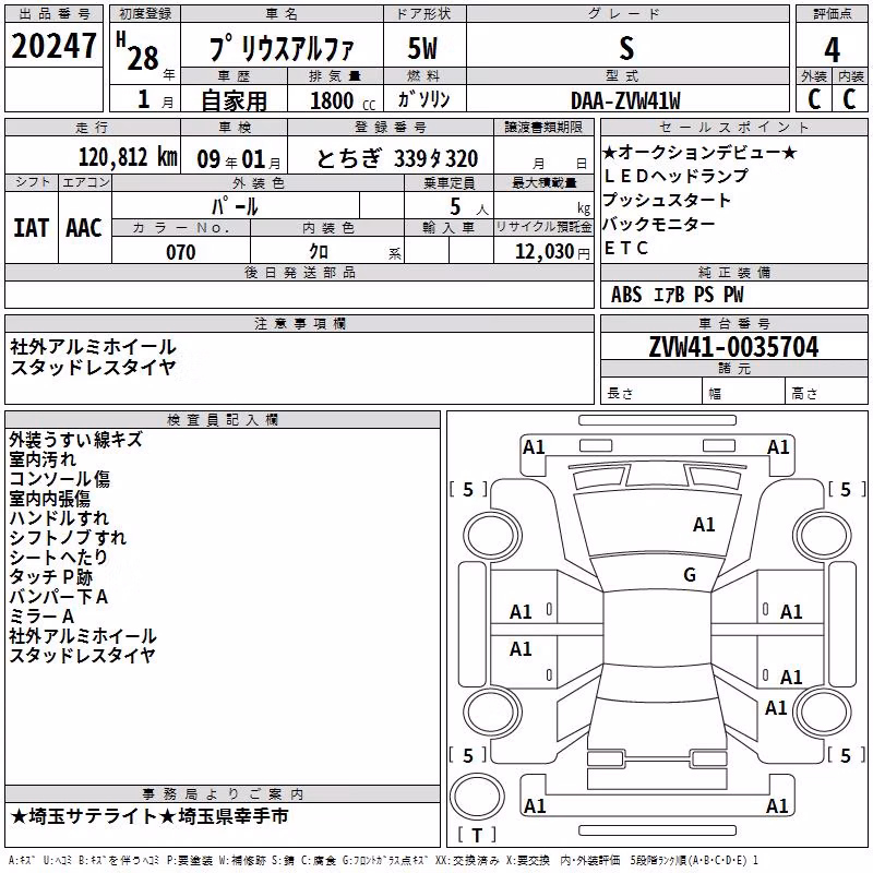 TOYOTA PRIUS ALPHA
