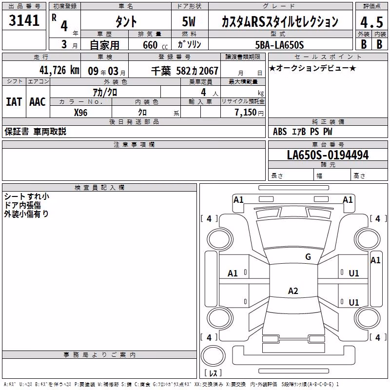 DAIHATSU TANTO