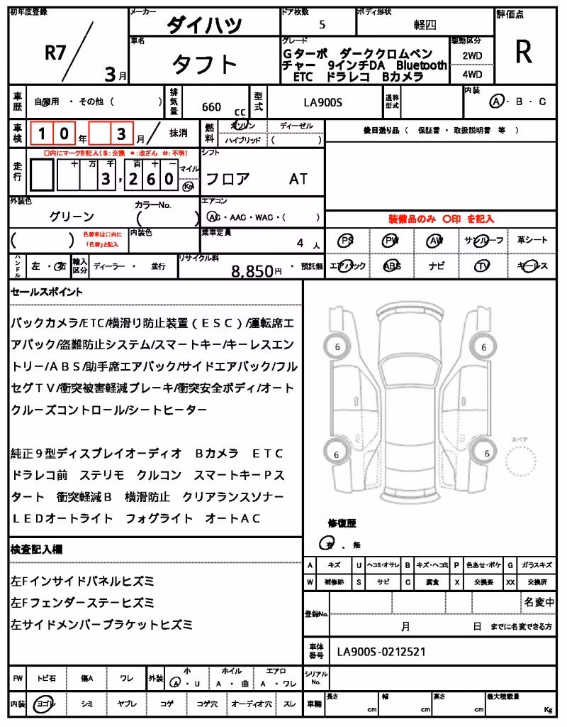 DAIHATSU TAFT
