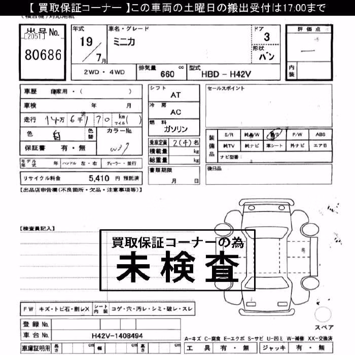 MITSUBISHI MINICA