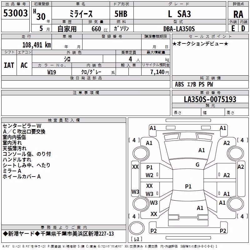 DAIHATSU MIRA E:S