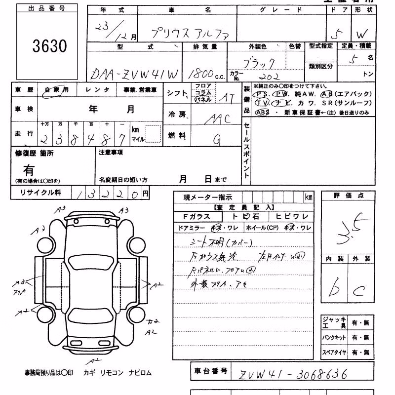 TOYOTA PRIUS ALPHA