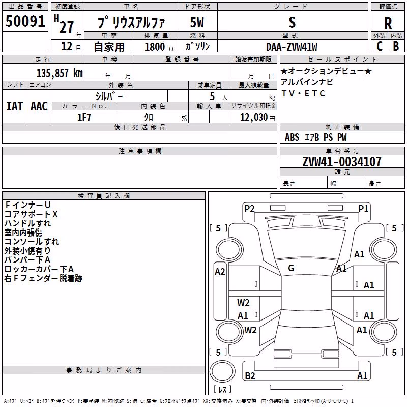 TOYOTA PRIUS ALPHA
