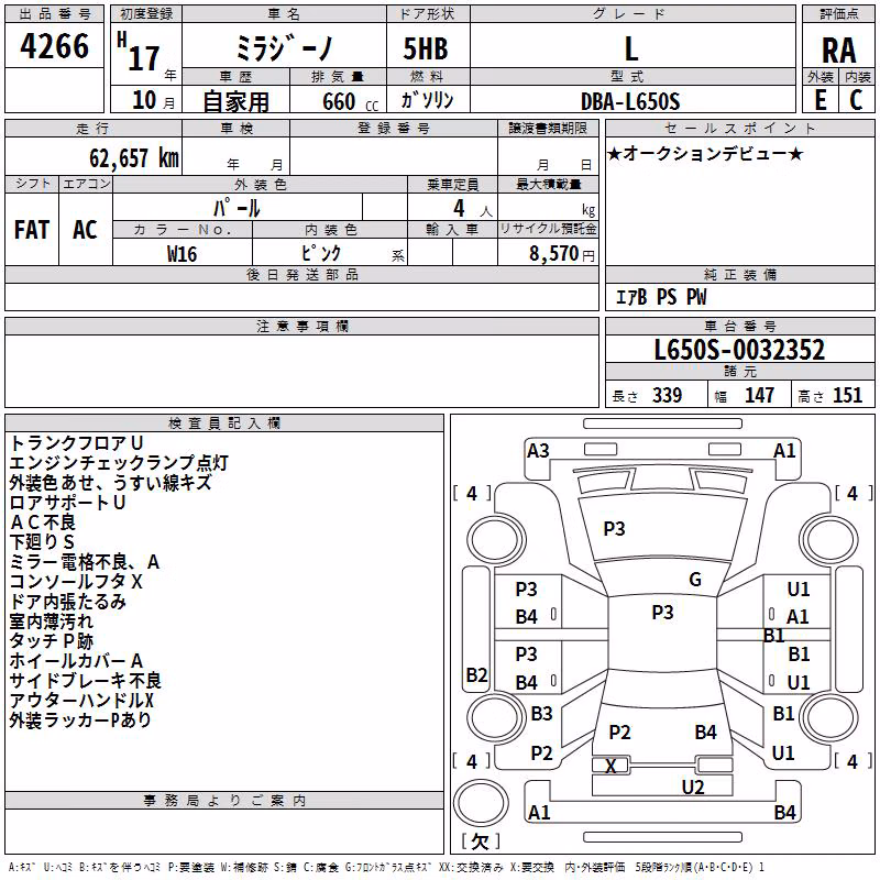 DAIHATSU MIRA GINO