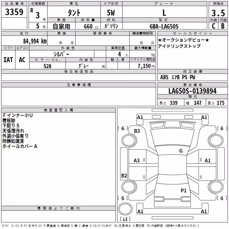 DAIHATSU TANTO