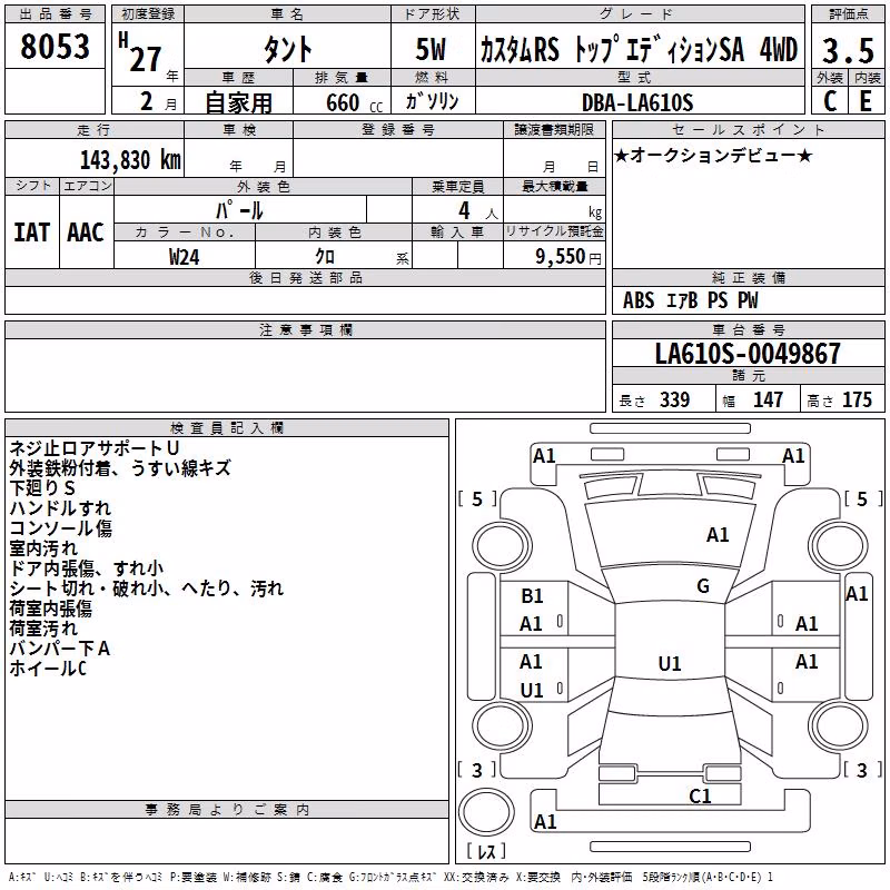 DAIHATSU TANTO