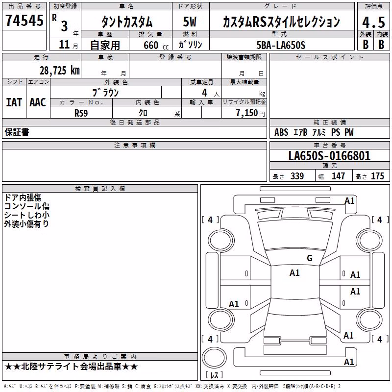 DAIHATSU TANTO