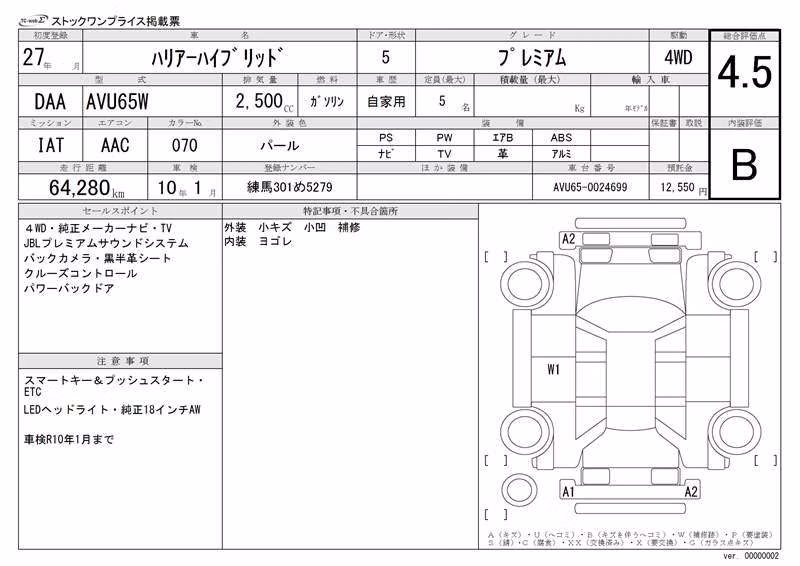 TOYOTA HARRIER