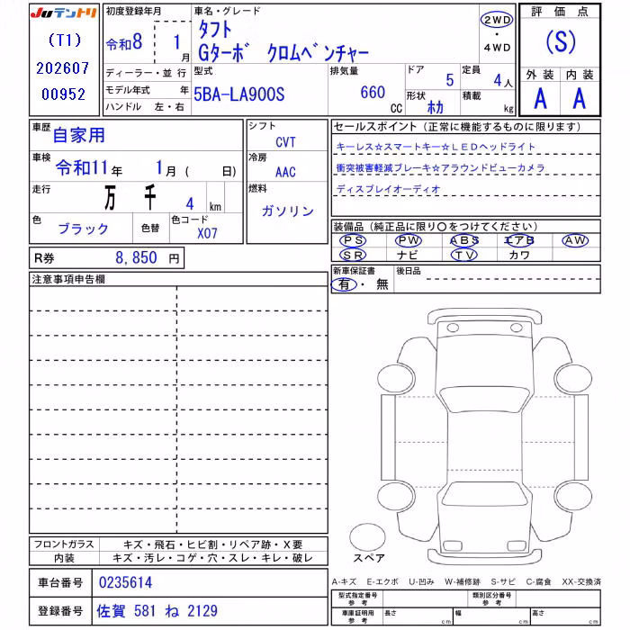 DAIHATSU TAFT