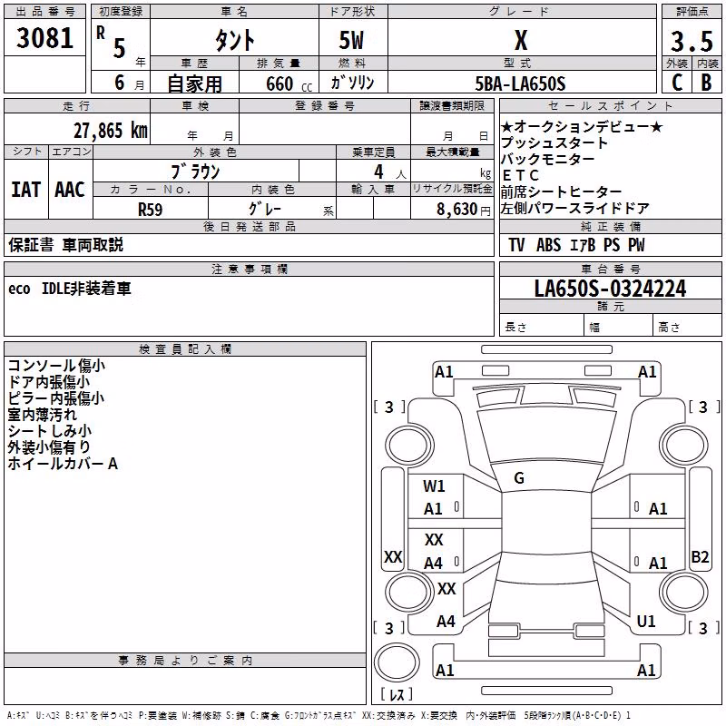DAIHATSU TANTO