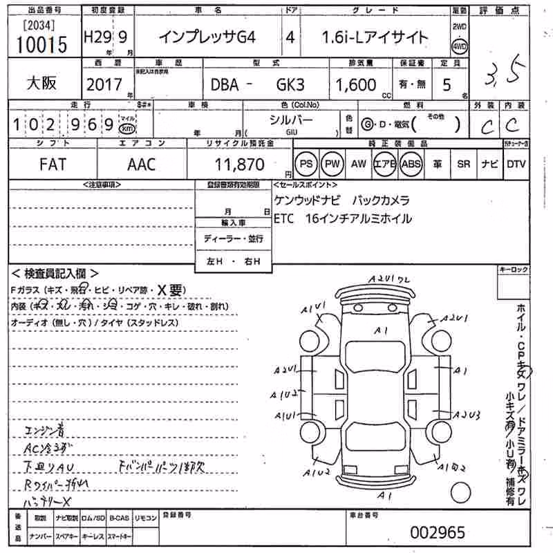 SUBARU IMPREZA