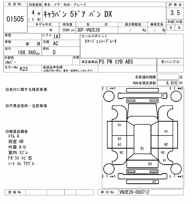 NISSAN CARAVAN