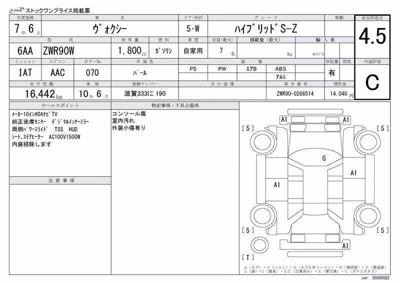TOYOTA VOXY