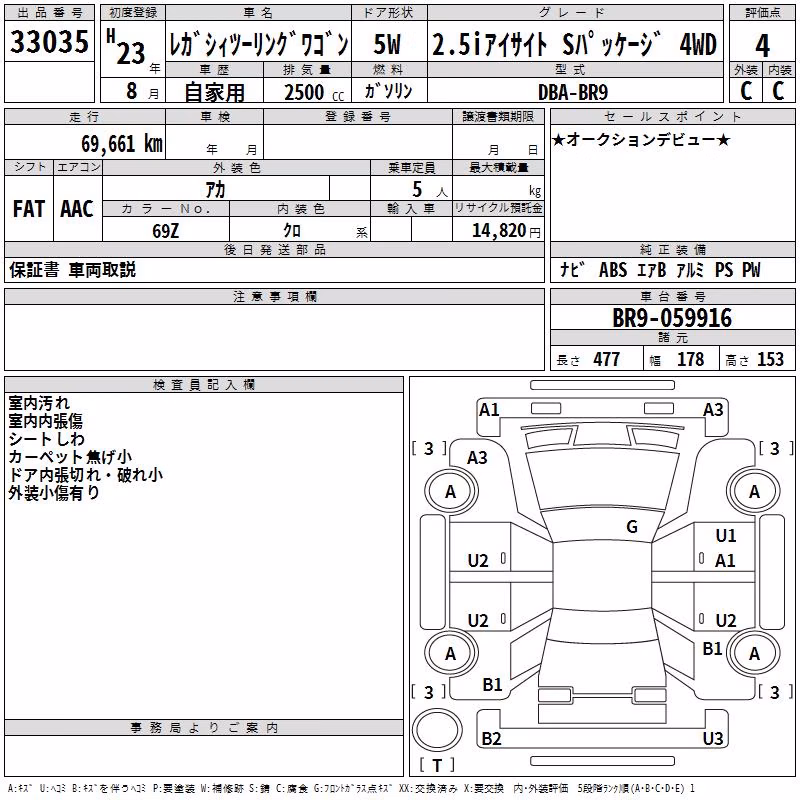 SUBARU LEGACY