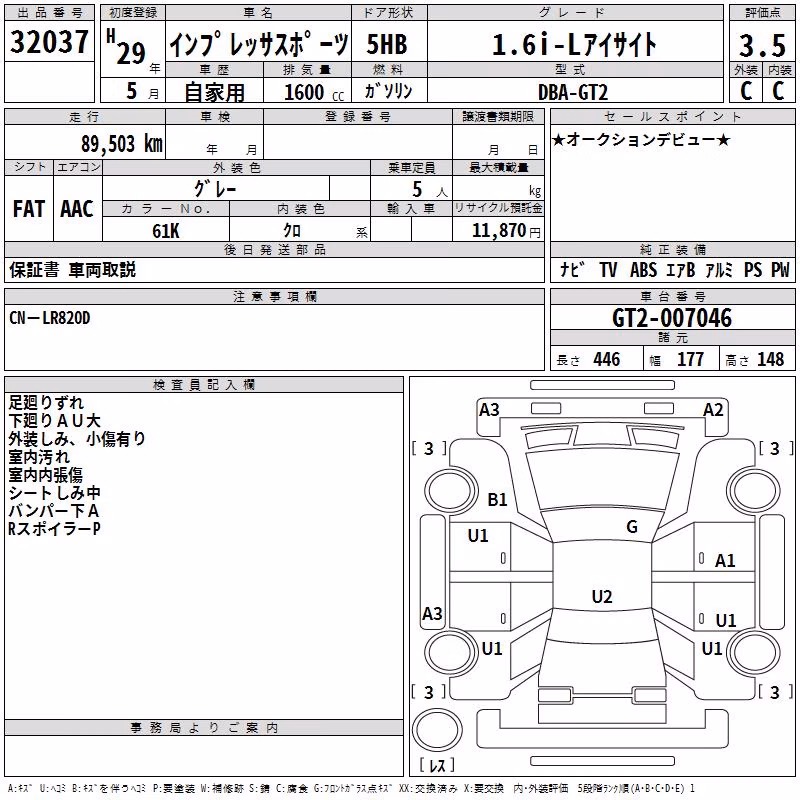 SUBARU IMPREZA