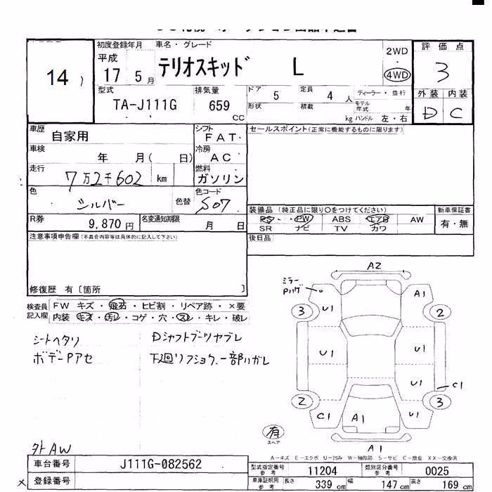 DAIHATSU TERIOS KID