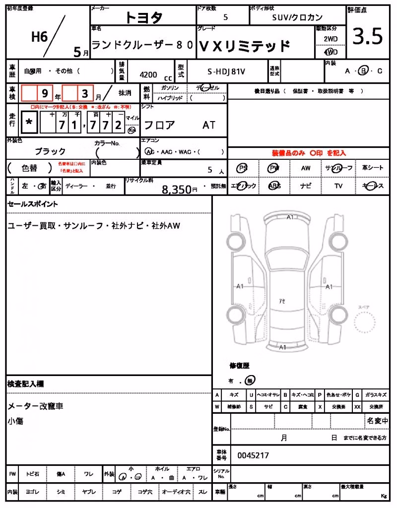 TOYOTA LAND CRUISER